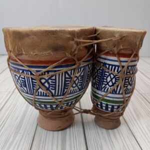 Traditional Moroccan Clay Bongos